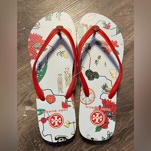 Tory Burch Size 8 Flip Flops
